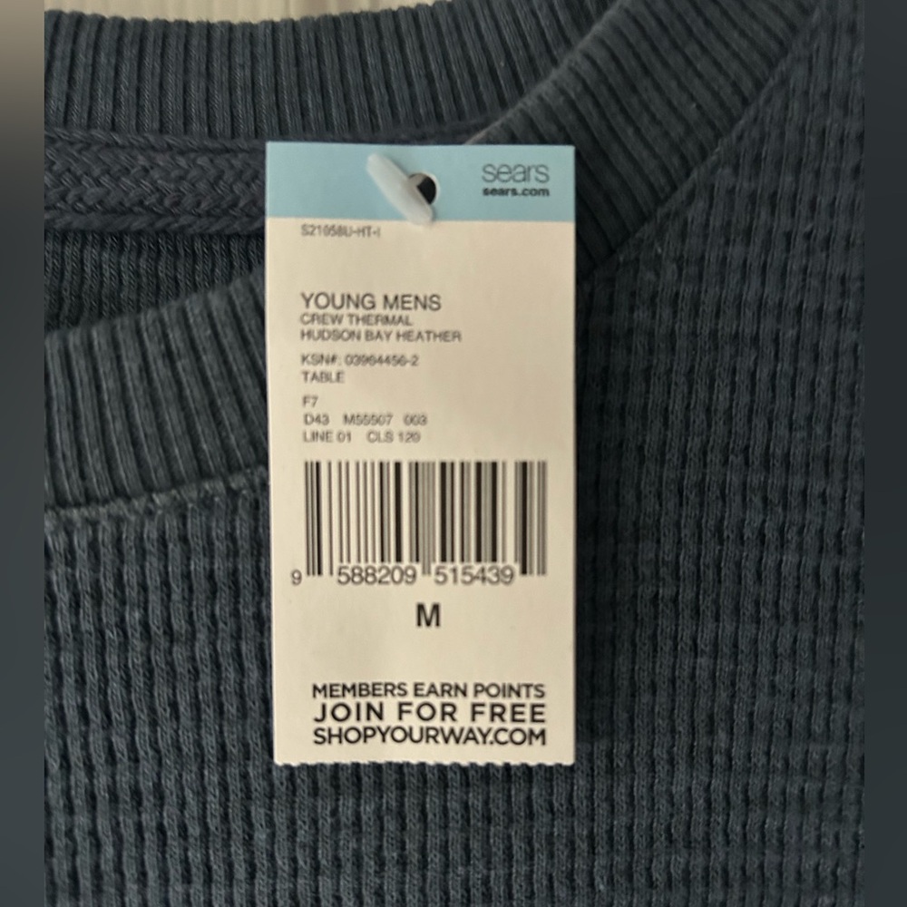 Bundle - Red and Blue Thermal Long Sleeve Shirts - Picture 13 of 15